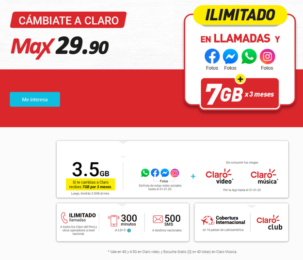 Solucionado Por Que El Plan Max 29 90 No Trae El Whatsapp Ili Comunidad Claro Peru