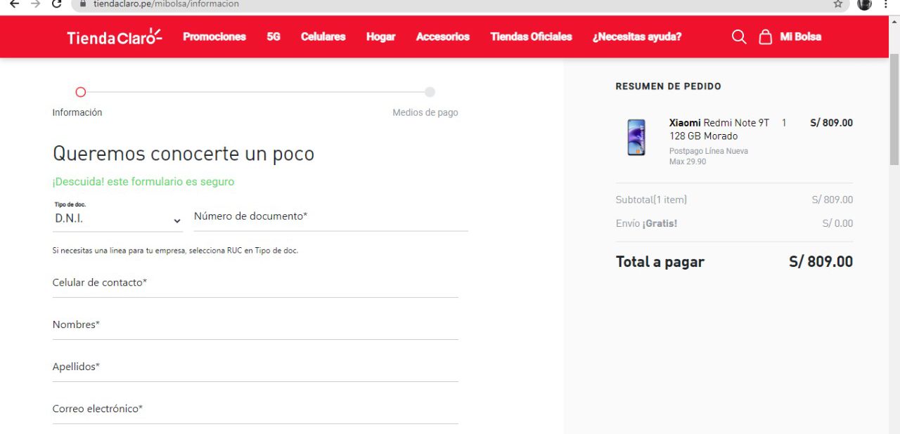 Solucionado ¿cómo Puedo Comprar Un Celular Desde La Página De Comunidad Claro Perú 3518