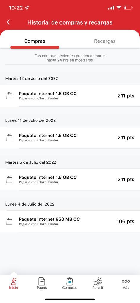 Cómo puedo consultar mi historial de compras en