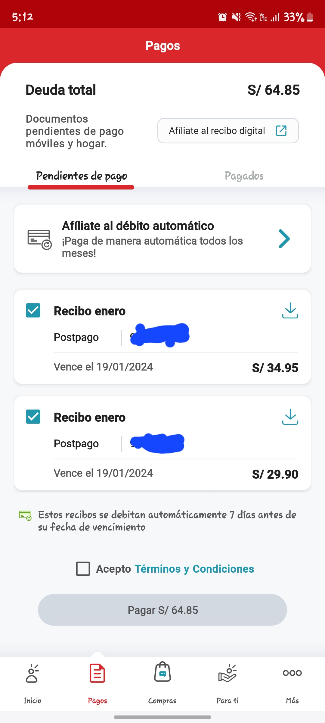 Solucionado ¿cómo Puedo Ver Todos Mis Recibos En Mi Claro Comunidad Claro Perú 4766